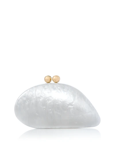 Aqua Small Pearl Look Clutch - Exclusive