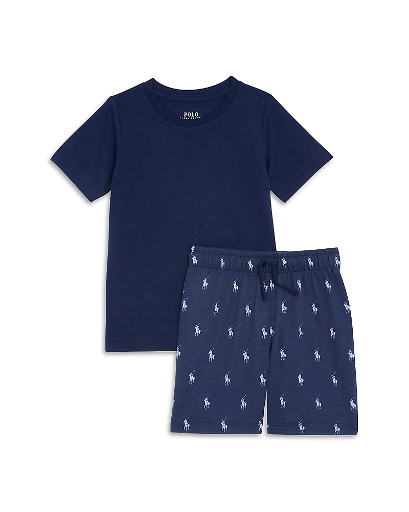 Polo Ralph Lauren Boys' Jersey Tee & Shorts Pajama Set - Little Kid