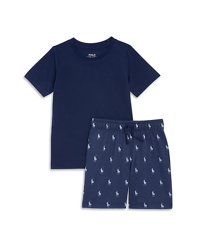 Polo Ralph Lauren Boys' Jersey Tee & Shorts Pajama Set - Little Kid