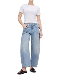 Petite Taylor Relaxed Barrel Ultra High Rise Jeans