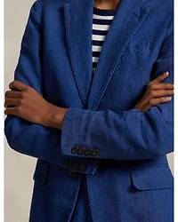 Woven Linen Blazer