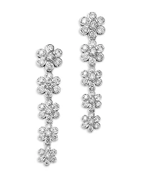 Bloomingdale's Fine Collection Diamond Flower Drop Earrings