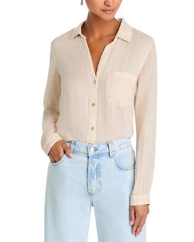 Linen Button Pocket Shirt