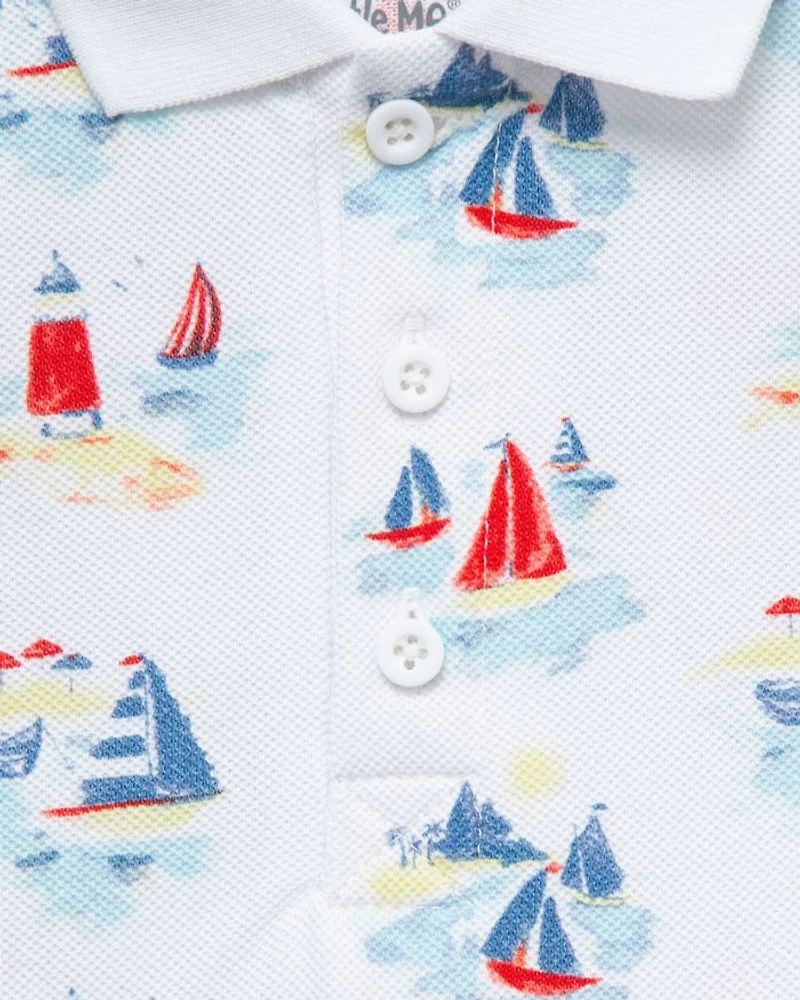 Boys' Breezy Polo Shirt & Shorts Set - Baby
