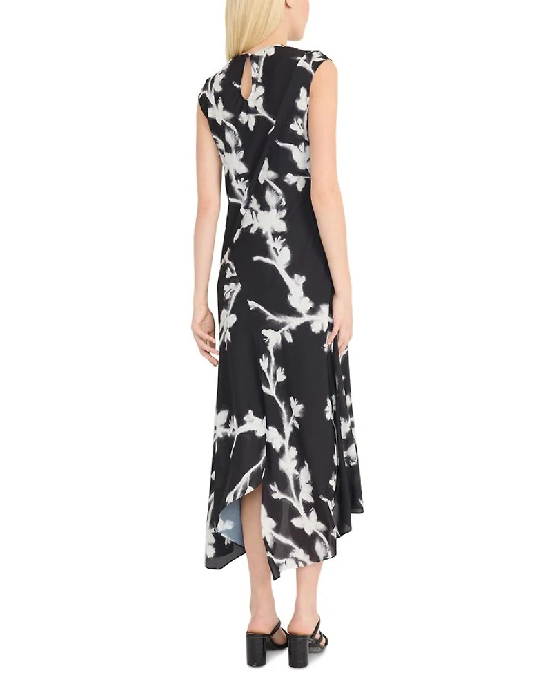 Illuminated Floral High Low Dress