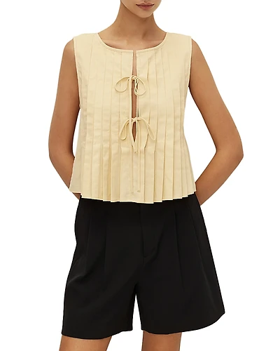 Elodie Kali Linen Top