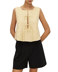 Elodie Kali Linen Top