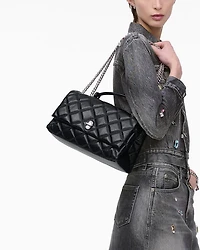 The Quilted Dual Convertible Shoulder Bag