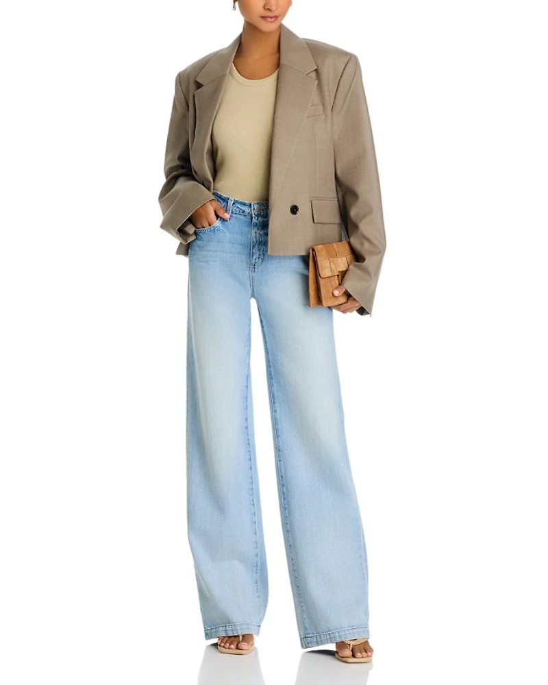 Clayton High Rise Wide Leg Jeans Conway