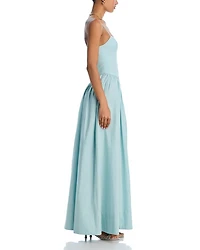V Neck Maxi Dress