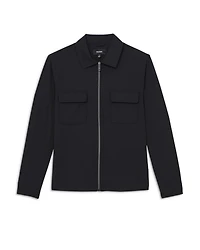 Technical Zip Front Overshirt