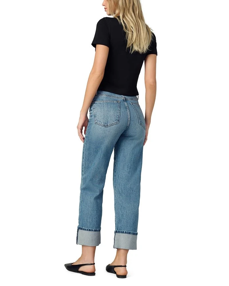 The Margot High Rise Cuffed Straight Jeans Showdown