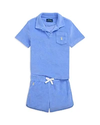 Boys' Terry Polo Shirt & Short Set - Little Kid