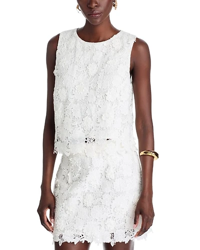 Lace Sleeveless Top - Exclusive