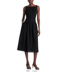 Eve Eyelet Midi Dress