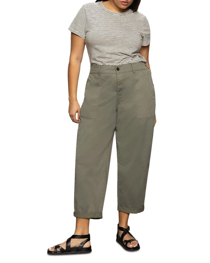 Plus Cruiser Barrel Leg Chinos