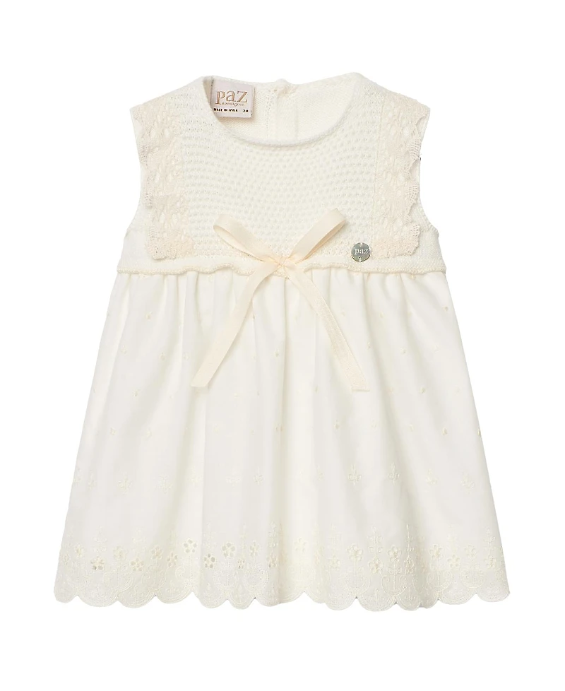 Paz Rodriguez Girls' Combined Dress - Baby