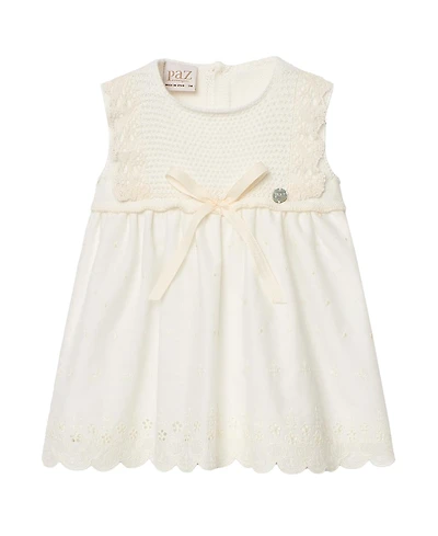 Paz Rodriguez Girls' Combined Dress - Baby