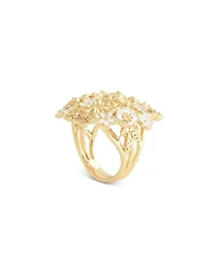 Bloom Gathered Cocktail Ring 18K Gold Plated - Exclusive