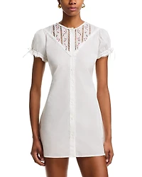 Danielle Guizio Bina Lace Babydoll Dress