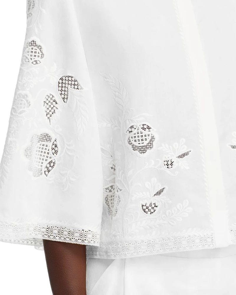 Cyra Eyelet Blouse