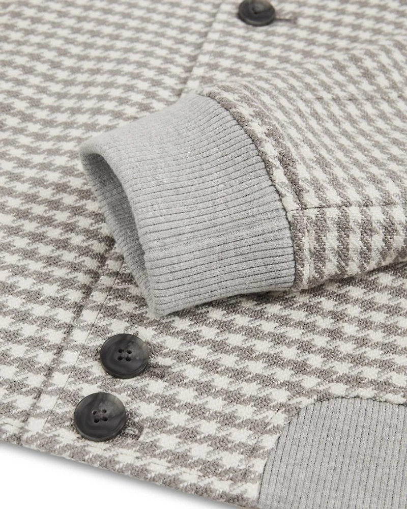 Benny Dogtooth Check Shirt Jacket