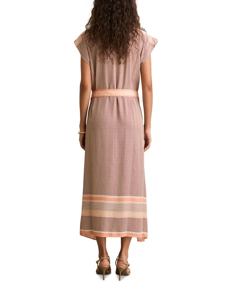 Gina Scarf Print Dress