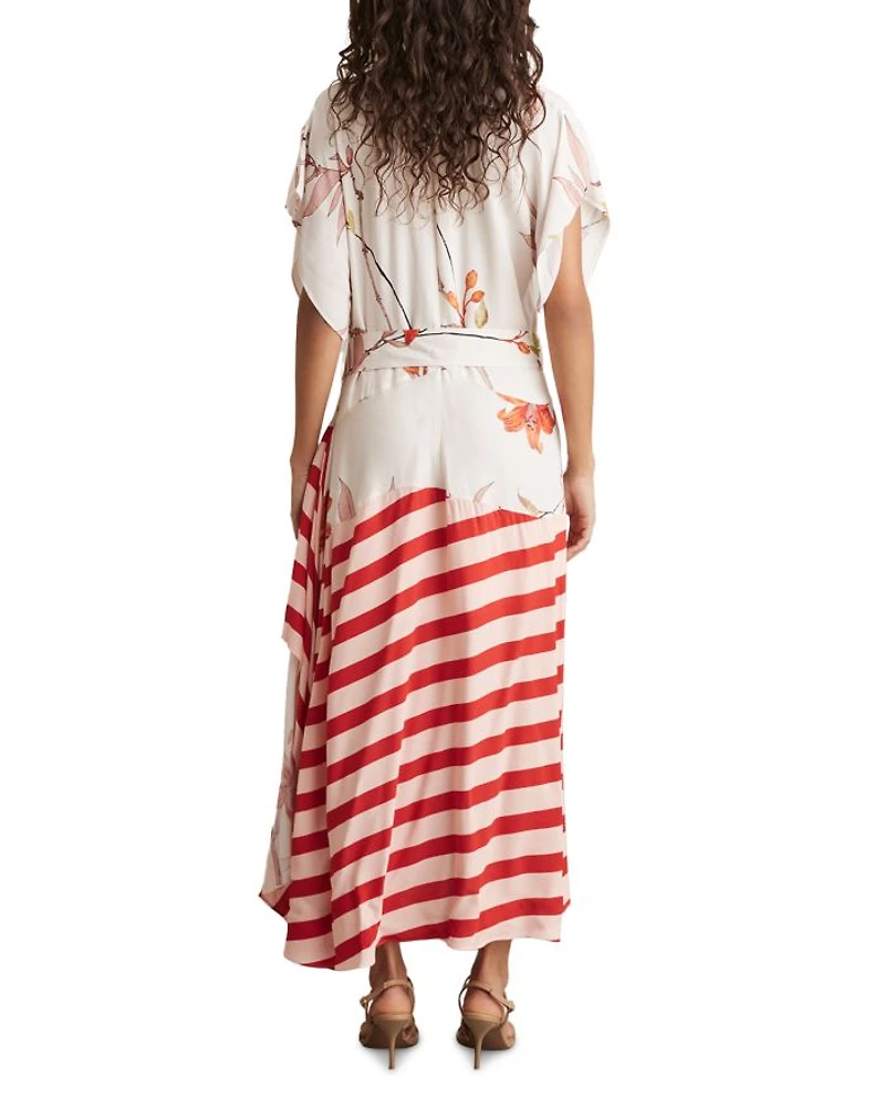 Floral Stripe Dress