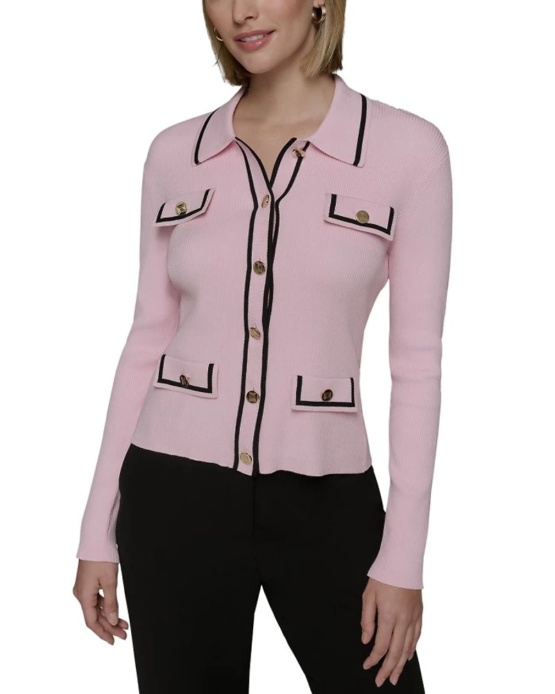 Ribbed Cardigan Jacket
