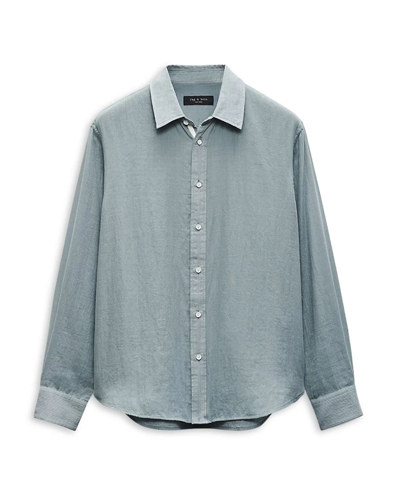 Finch Gauze Stripe Casual Button Down