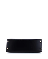 Kelly 32 Handbag Black Box Calf with Gold Hardware