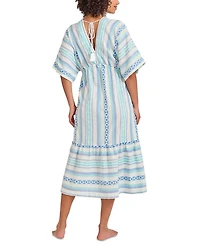 Geo Midi Dress Swim Cover-Up