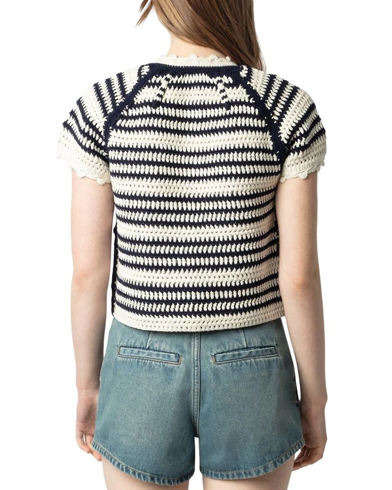 Zelie Striped Cardigan