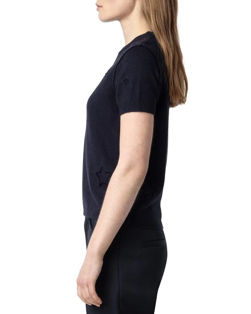 Bully Seco Stars Silk and Cashmere Sweater