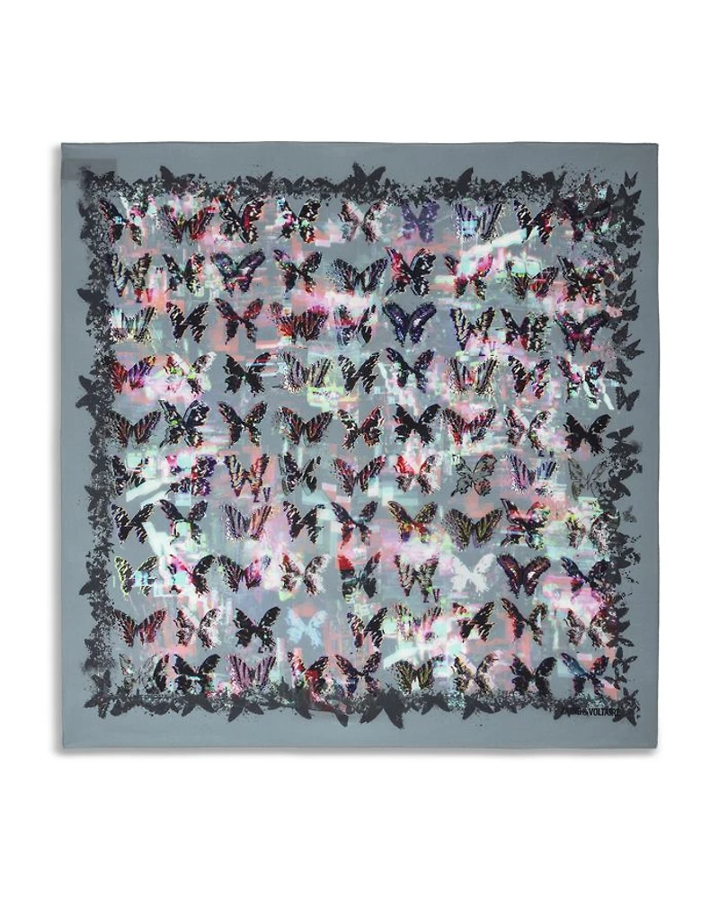 Blondie 85 Butterfly Silk Scarf