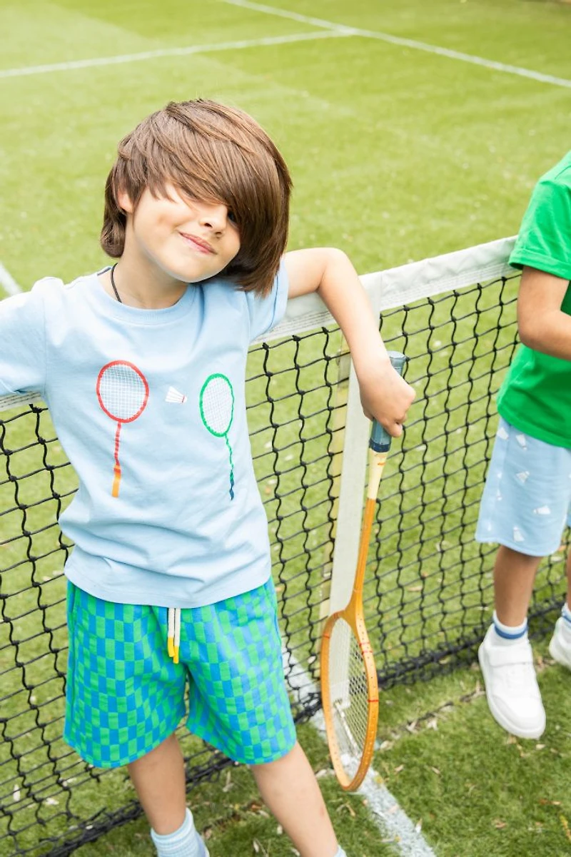 Boys' Recycled Cotton Checkered Short - Little Kid, Big Kid