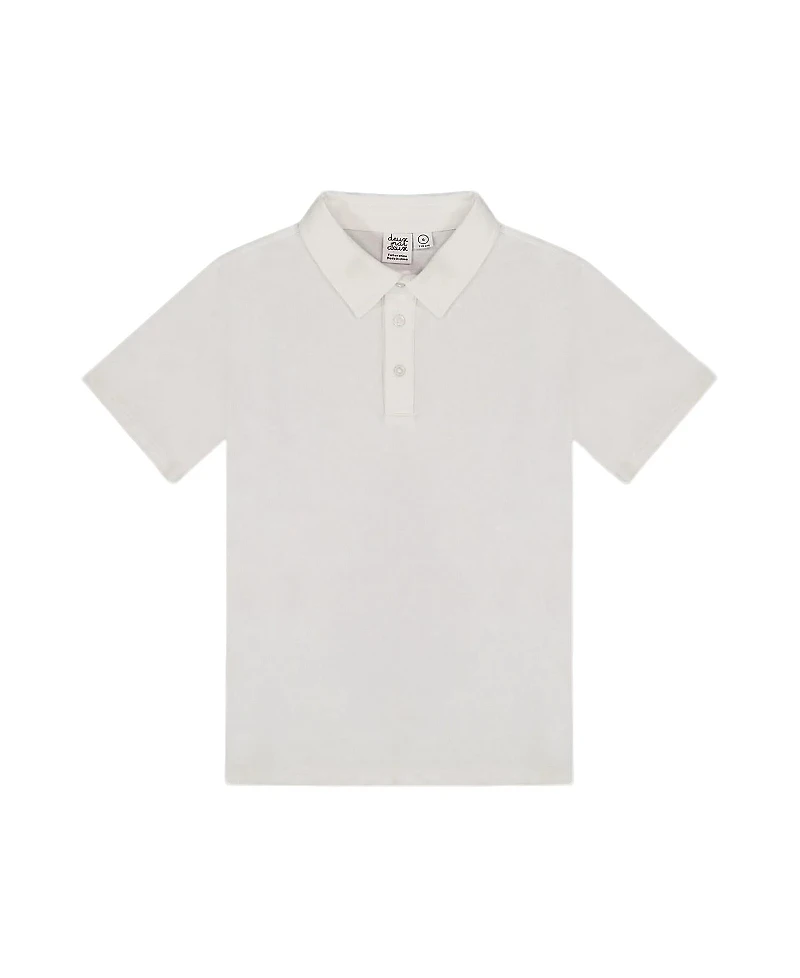 Deux par Unisex Short Sleeve Polo Shirt - Big Kid