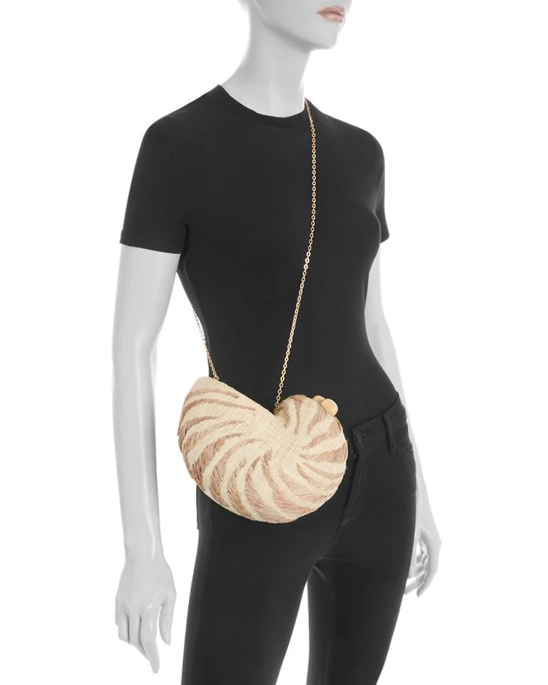 Anna Straw Clutch