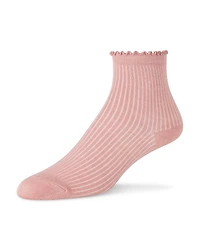 Ruffled Anklet Socks, Set of 3