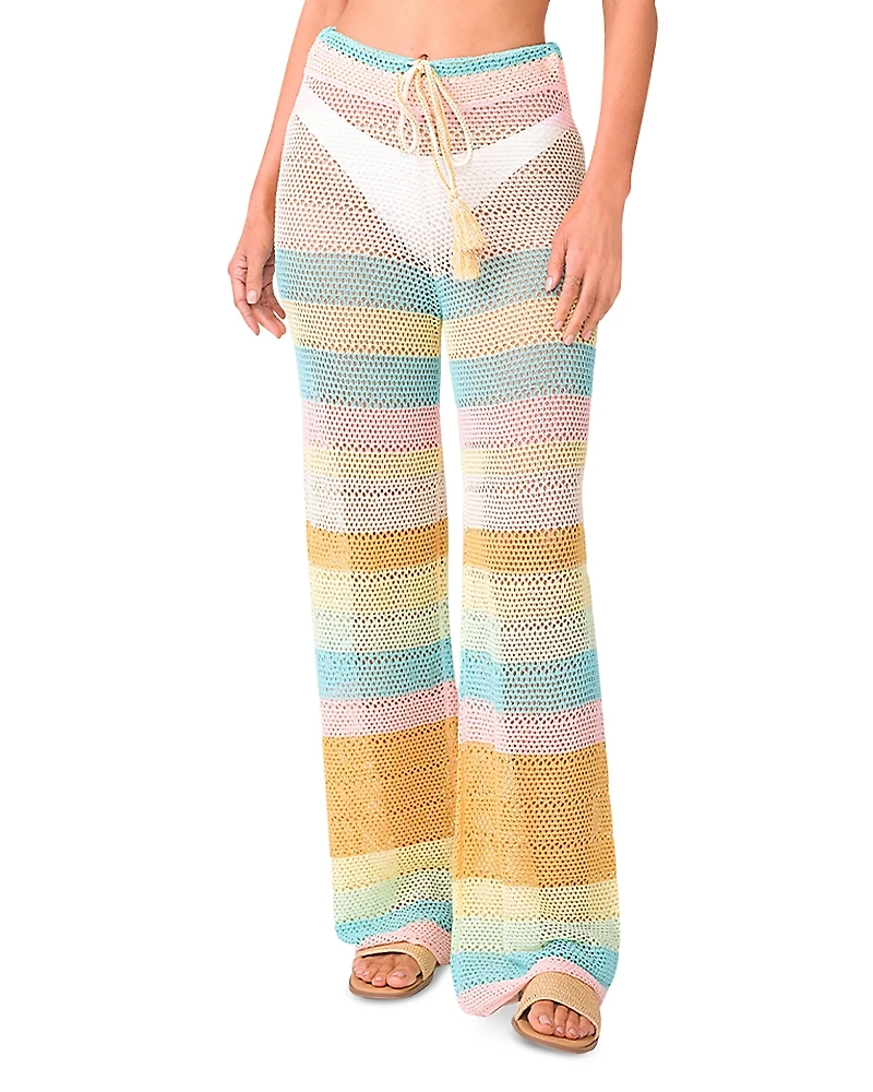 Pq Swim Bree Boho Crochet Swim Cover-Up Pants