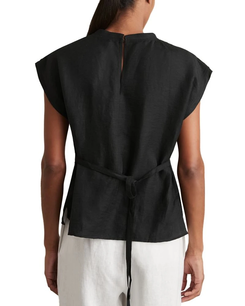 Soleya Linen Blend Tee