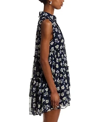 Becci Tossed Poppies Mini Dress