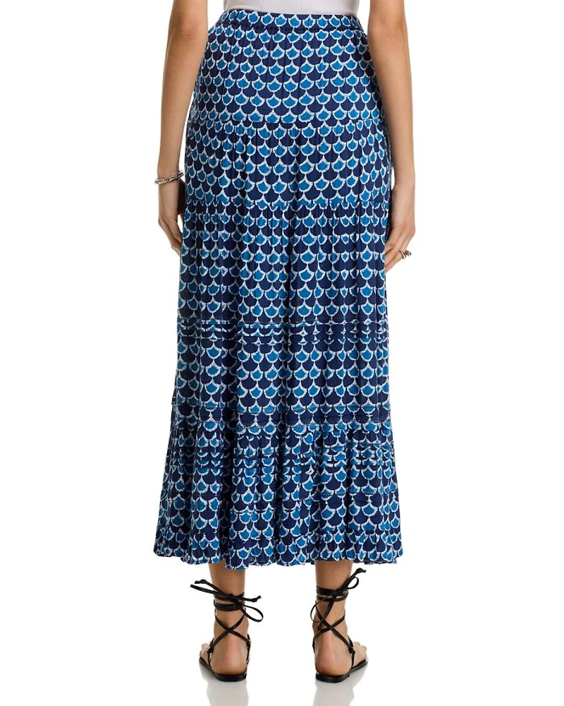 Fan Maxi Skirt