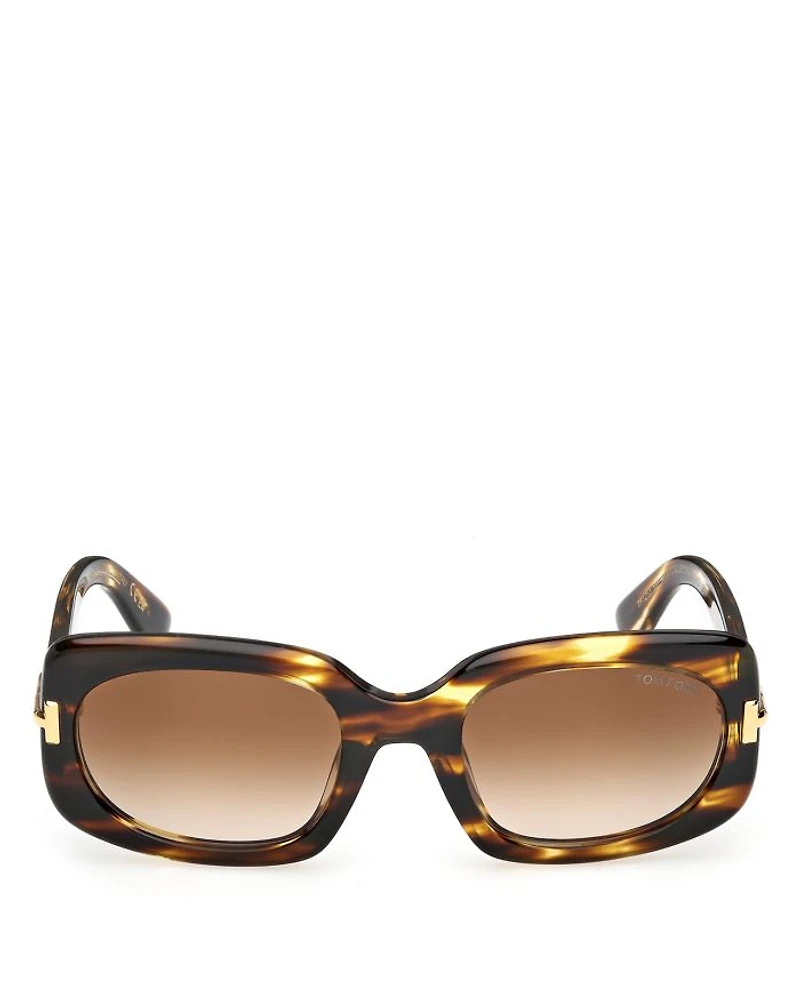 Icon Collection Rectangle Sunglasses, 54mm