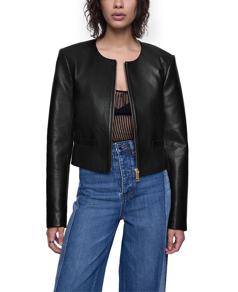 Paige Cropped Zip Jacket