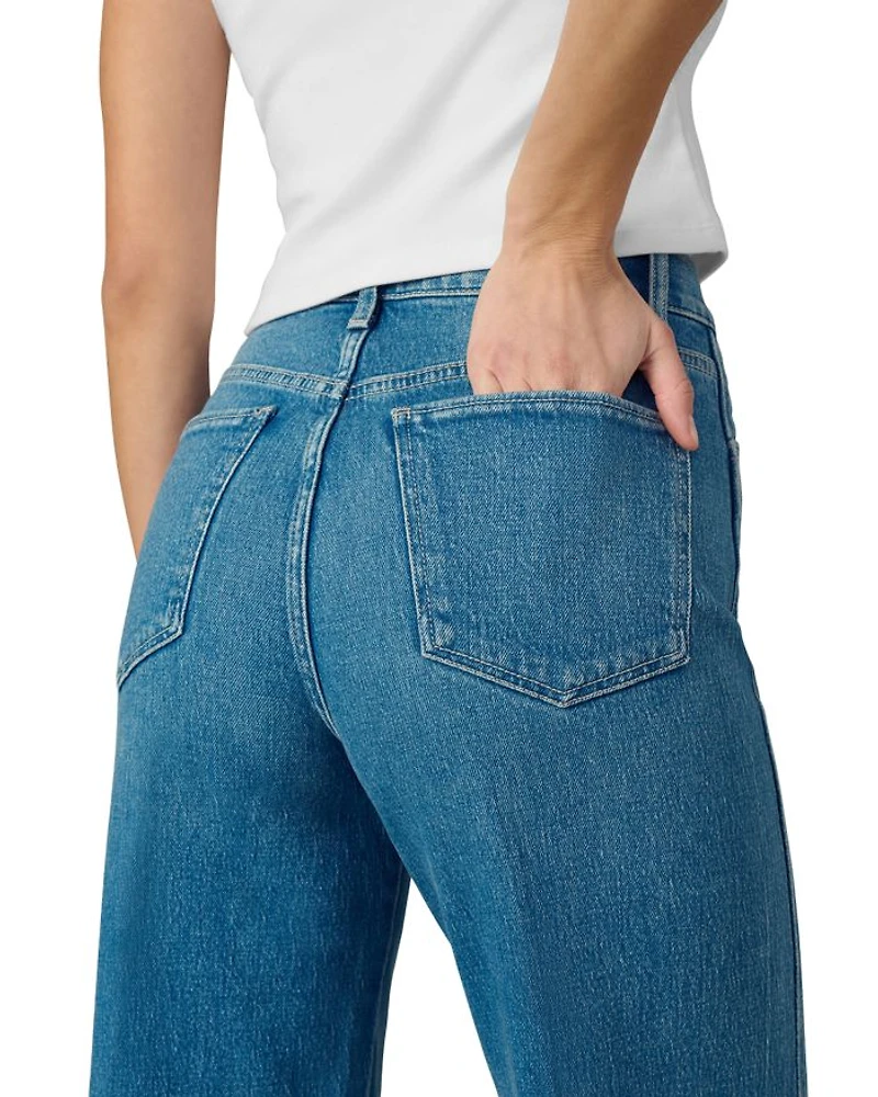 The Front Seamed High Rise Wide Leg Jeans Biggest Fan