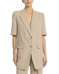 Short Sleeve Boyfriend Blazer
