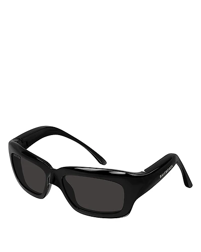 Balenciaga Orbit Rectangular Sunglasses, 60mm
