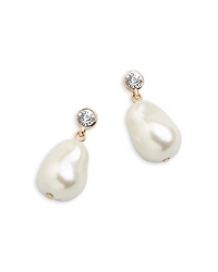 Baublebar Myra Imitation Pearl & Glass Accent Drop Earrings