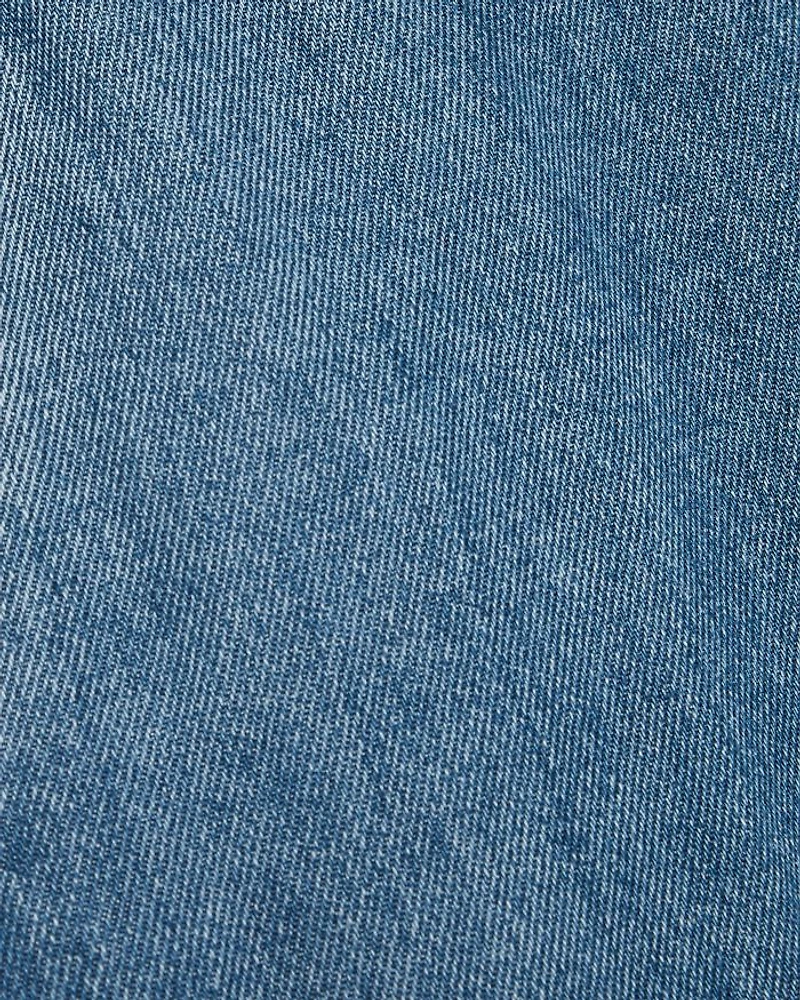 Reed Denim Look Wide Leg Trousers
